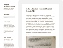 Tablet Screenshot of islamiyet.mevsimlergibi.com